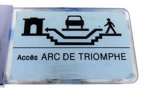 Acc�s ARC DE TRIOMPHE 