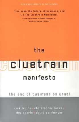 Portada del libro Cluetrain Manifiesto